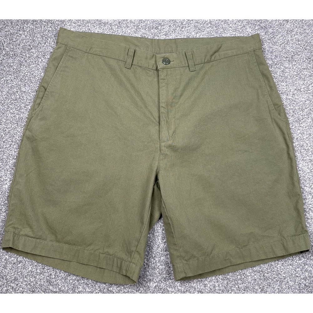 Patagonia Shorts Men 36 Green Organic Cotton Casual Outdoor Hiking 57675